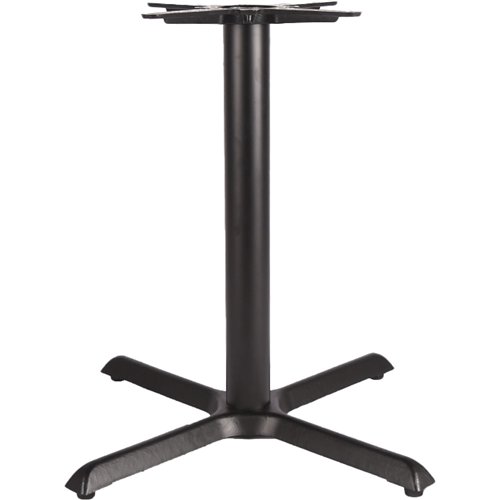 Black Cast Iron Table Base Cross-Base 760x720mm | Stalwart DA-A053B
