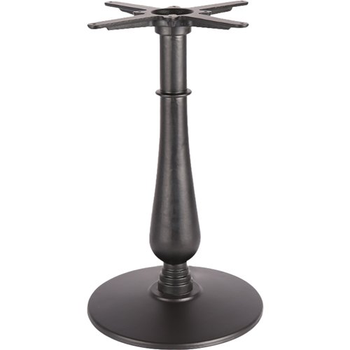 Black Cast Iron Table Base Round Ø430x720mm | Stalwart DA-A068A