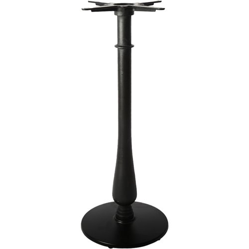 Black Cast Iron Table Base Round Ø430x1080mm | Stalwart DA-A068AH