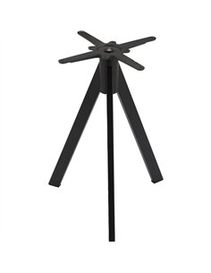 Black Cast Iron Table Base Tripod 600x720mm | Stalwart DA-A133
