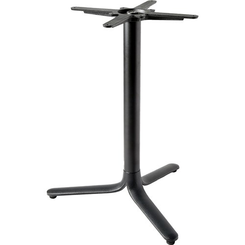 Black Cast Iron Table Base Tri-Leg 600x720mm | Stalwart DA-A138