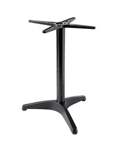 Black Cast Iron Table Base Tri-Leg 600x720mm | Stalwart DA-F005