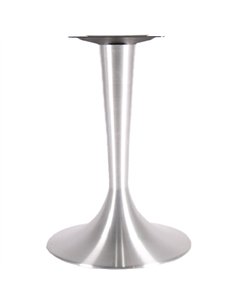 Silver Cast Iron Table Base Round Ø510x720mm | Stalwart DA-F016A