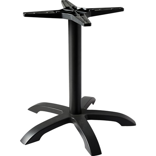 Black Cast Iron Table Base Five-Leg Star Base 720x720mm | Stalwart DA-F037