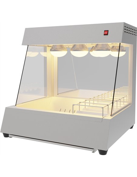 Commercial Electric Chip Scuttle &amp Warming Station Countertop 700x600x700mm | Stalwart DA-CW560