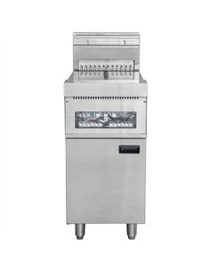Professional Free Standing Electric Fryer Single Tank 28L 400x800x1100 mm | Stalwart DA-EF9C 2