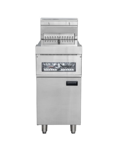 Professional Free Standing Electric Fryer Single Tank 28L 400x800x1100 mm | Stalwart DA-EF9C