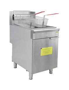 Professional Free Standing Gas Fryer Single Tank 44.0L 533x868x1145mm | Stalwart DA-GF5