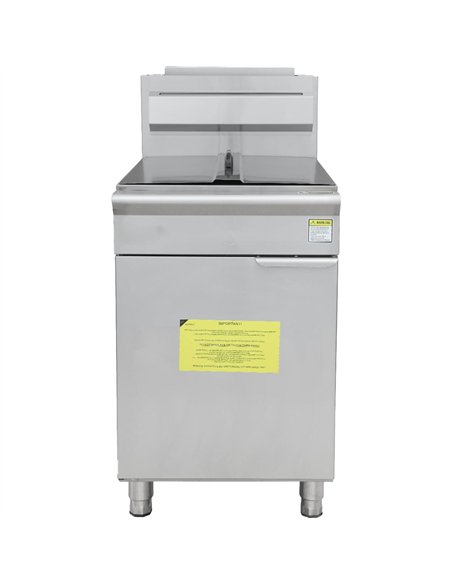 Professional Free Standing Gas Fryer Single Tank 44.0L 533x868x1145mm | Stalwart DA-GF5