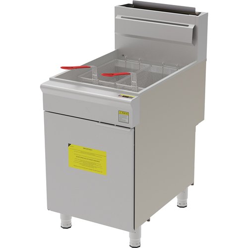 Professional Free Standing Gas Fryer Single Tank 44.0L 533x868x1145mm | Stalwart DA-GF5