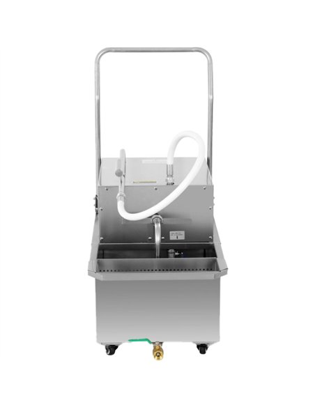 Commercial Mobile Oil Filter Cart 48 Litres 440x848x965mm | Stalwart DA-LYC01