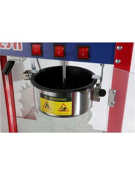 Commercial Tabletop Popcorn Maker 1.44kW 560x420x760mm | Stalwart DA-POPCORN103