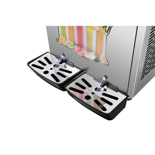 Commercial Double Tank Slush Machine 2 x 12 Litres 400x550x790mm | Stalwart DA-SM122