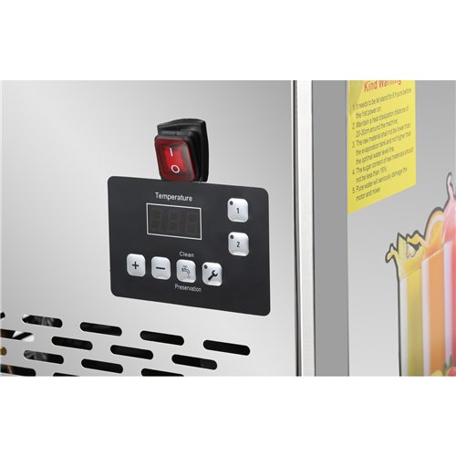 Commercial Double Tank Slush Machine 2 x 12 Litres 400x550x790mm | Stalwart DA-SM122