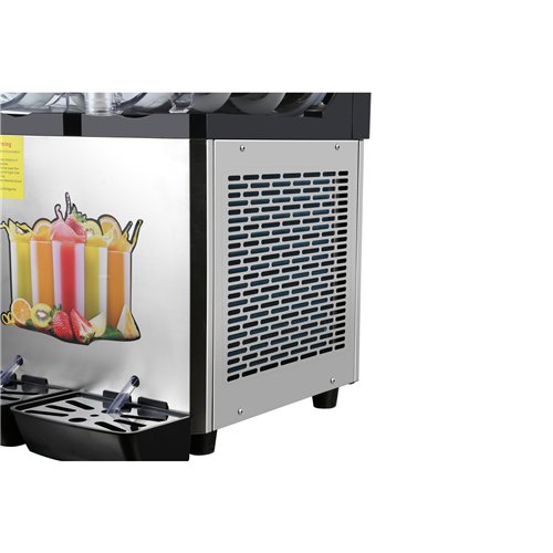 Commercial Double Tank Slush Machine 2 x 12 Litres 400x550x790mm | Stalwart DA-SM122
