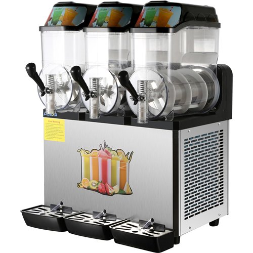 Commercial Triple Tank Slush Machine 3 x 12 Litres 600x550x790mm | Stalwart DA-SM123