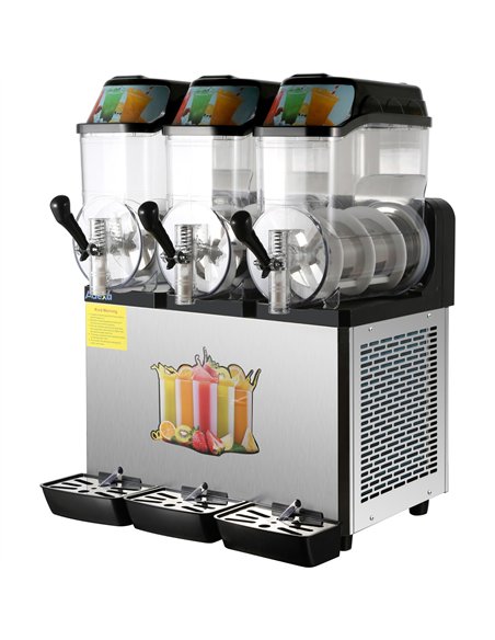 Commercial Triple Tank Slush Machine 3 x 12 Litres 600x550x790mm | Stalwart DA-SM123