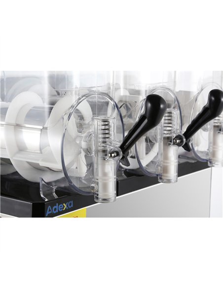 Commercial Triple Tank Slush Machine 3 x 12 Litres 600x550x790mm | Stalwart DA-SM123