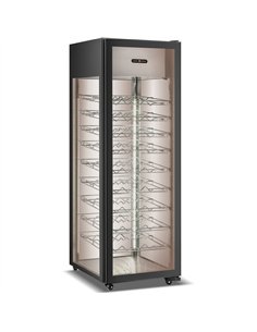Commercial Wine Fridge 400L 81 Bottles 650x650x1894mm Brown | Stalwart DA-CL400L2BROWN