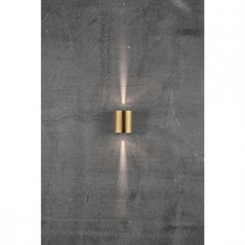Nordlux Canto 2 Outdoor Wall Light Brass