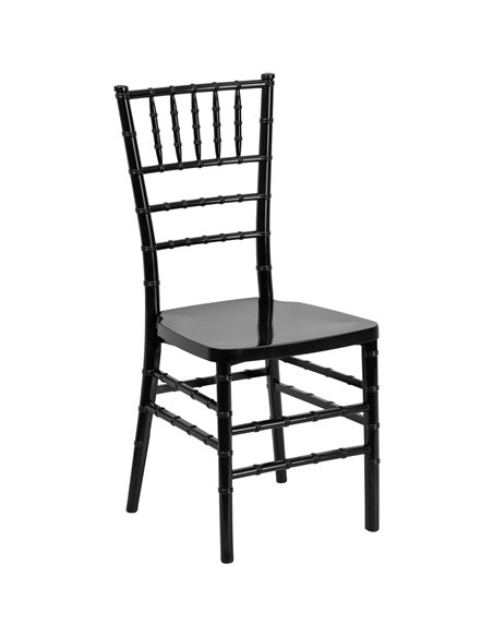 Resin Chiavari Chair Black | Stalwart DA-AX532