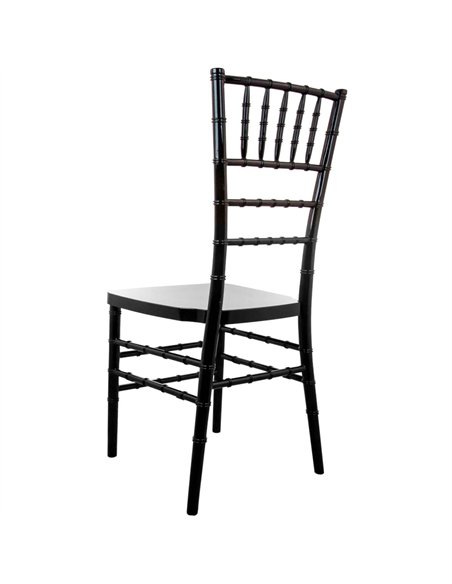 Resin Chiavari Chair Black | Stalwart DA-AX532