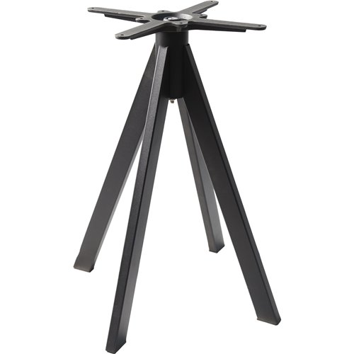 Black Cast Iron Table Base 4-Leg 600x720mm | Stalwart DA-A134