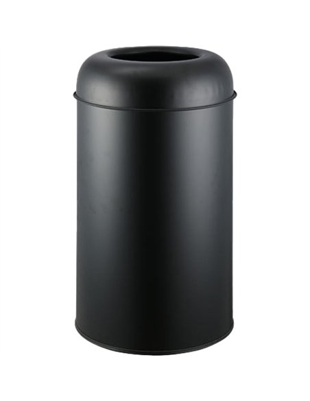 Commercial Open-Top Waste Bin 50 Litres Black | Stalwart DA-JY980050LBLACK