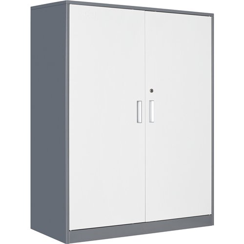 Professional Half Filing Cabinet with Metal Door 900x390x1130mm Gray-White | Stalwart DA-HDWSAC02