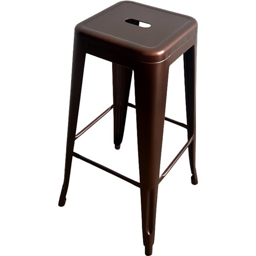 Industrial Bar Stool Bronze Finish 310x310x770mm | Stalwart DA-HYX504BRONZE