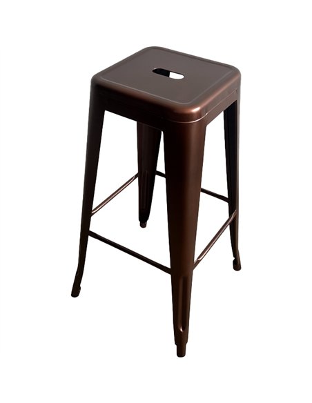Industrial Bar Stool Bronze Finish 310x310x770mm | Stalwart DA-HYX504BRONZE