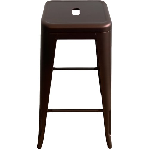 Industrial Bar Stool Bronze Finish 310x310x770mm | Stalwart DA-HYX504BRONZE