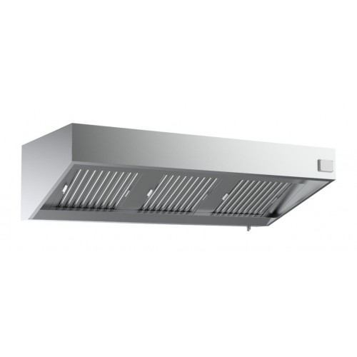 Stalwart Complete Compact Commercial Extraction Canopy Hood – 3000mm X 1100mm x 540mm Wide Includes Fan, Controller and Motor