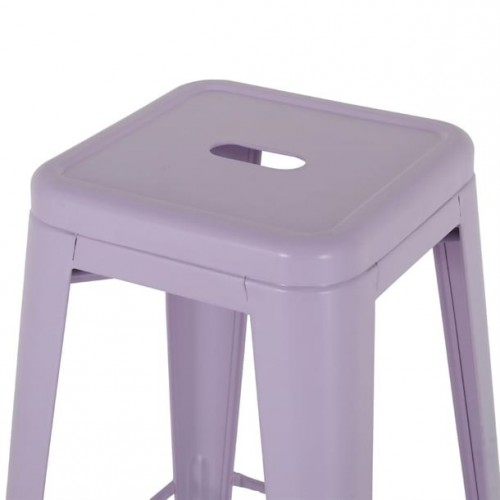 Bolero Bistro Metal High Stools Lilac...