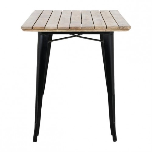 Bolero Bistro Dining Table Slatted...