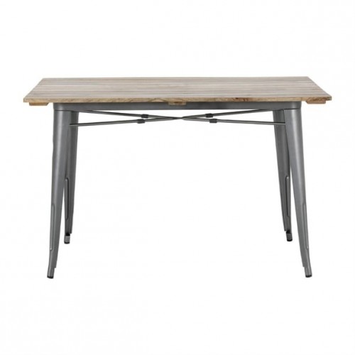 Bolero Bistro Dining Table Slatted...