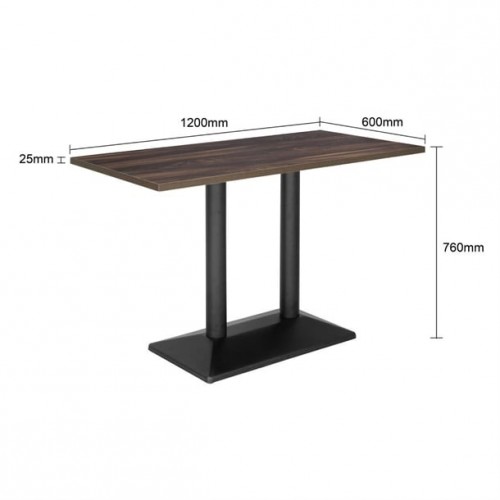 Bolero Indoor Dining Table Dark Wood...