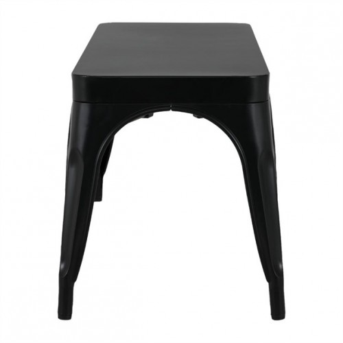 Bolero Bistro Metal Benches Black...