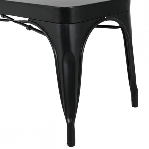 Bolero Bistro Metal Benches Black...