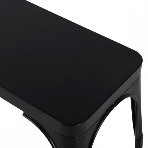 Bolero Bistro Metal Benches Black...