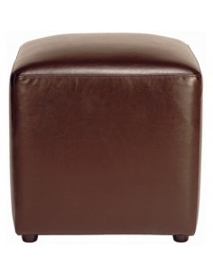 Faux Leather Cube