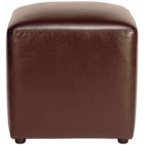 Faux Leather Cube