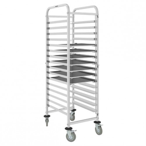 Vogue 16 Patisserie Tray Racking Trolley