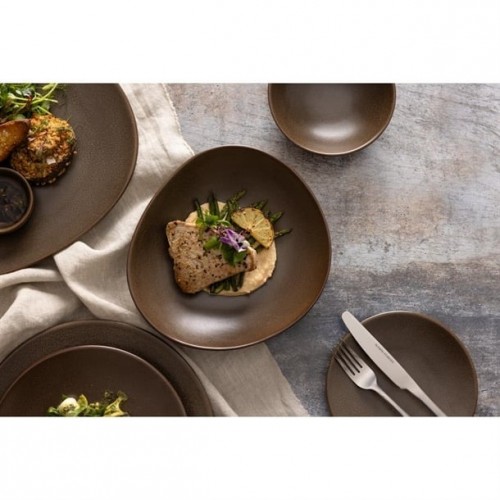 Olympia Ember Mahogany Triangle Bowls...