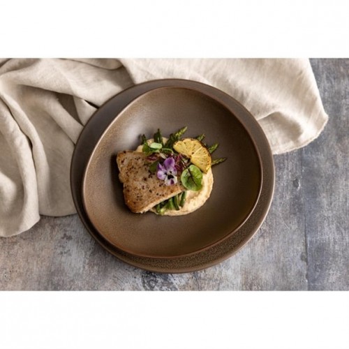 Olympia Ember Mahogany Triangle Bowls...