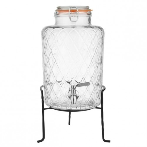 Olympia Geo Glass Clip-Top Drinks...