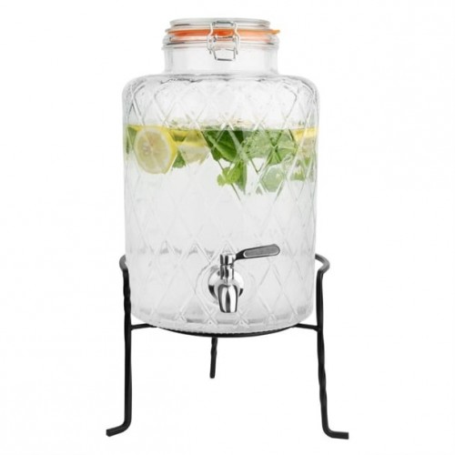 Olympia Geo Glass Clip-Top Drinks...