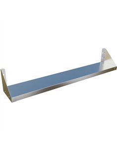 Commercial Wall Shelf Stainless Steel 1200x200x200mm | Stalwart DA-WS1200200