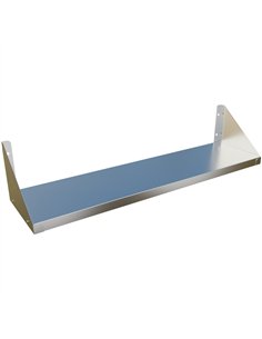 Commercial Wall Shelf Stainless Steel 1200x300x200mm | Stalwart DA-WS1200300