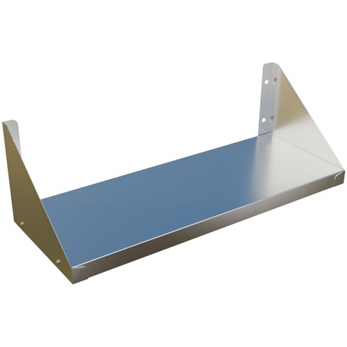 Commercial Wall Shelf Stainless Steel 800x300x200mm | Stalwart DA-WS800300